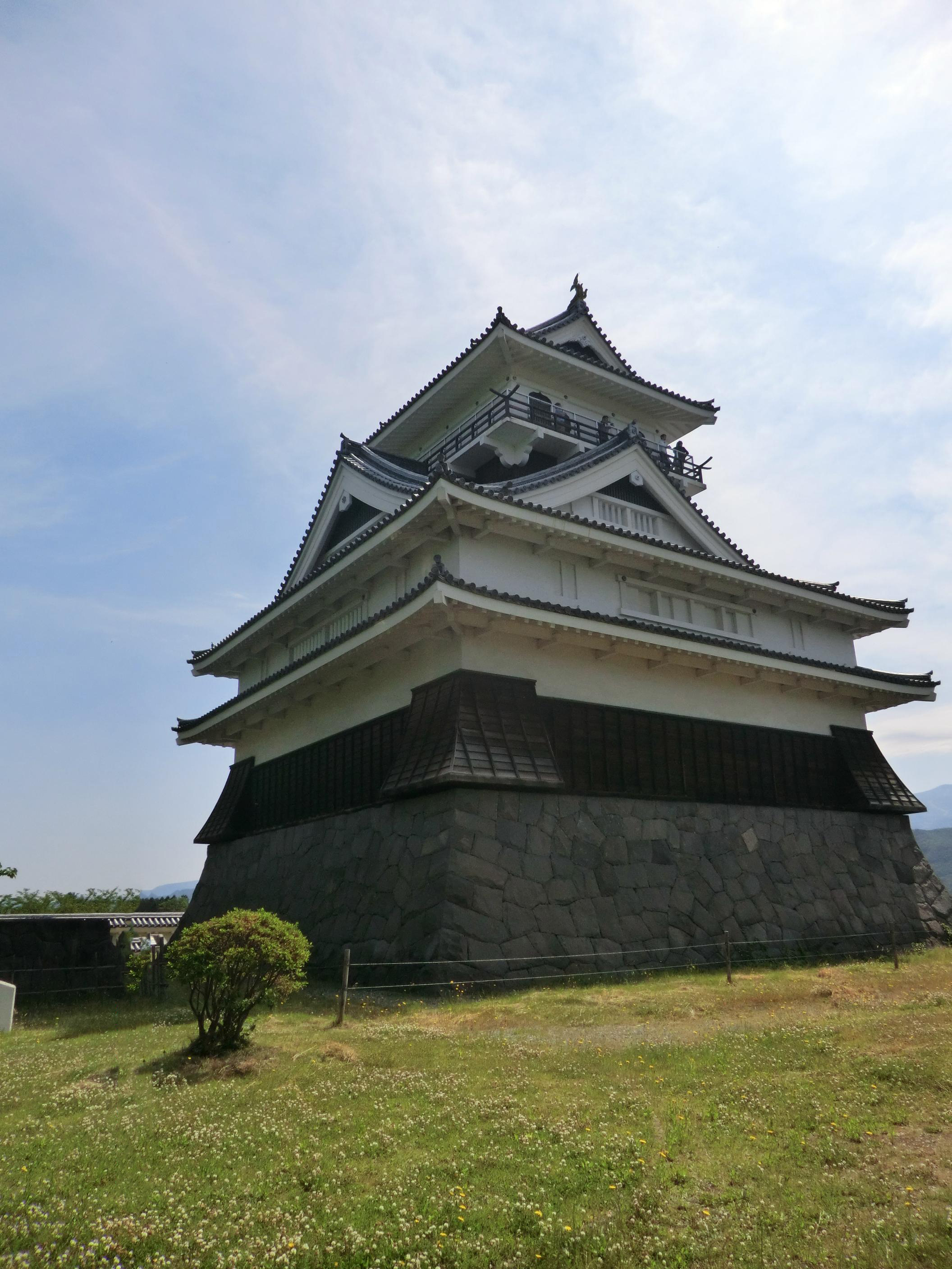上山城の足湯