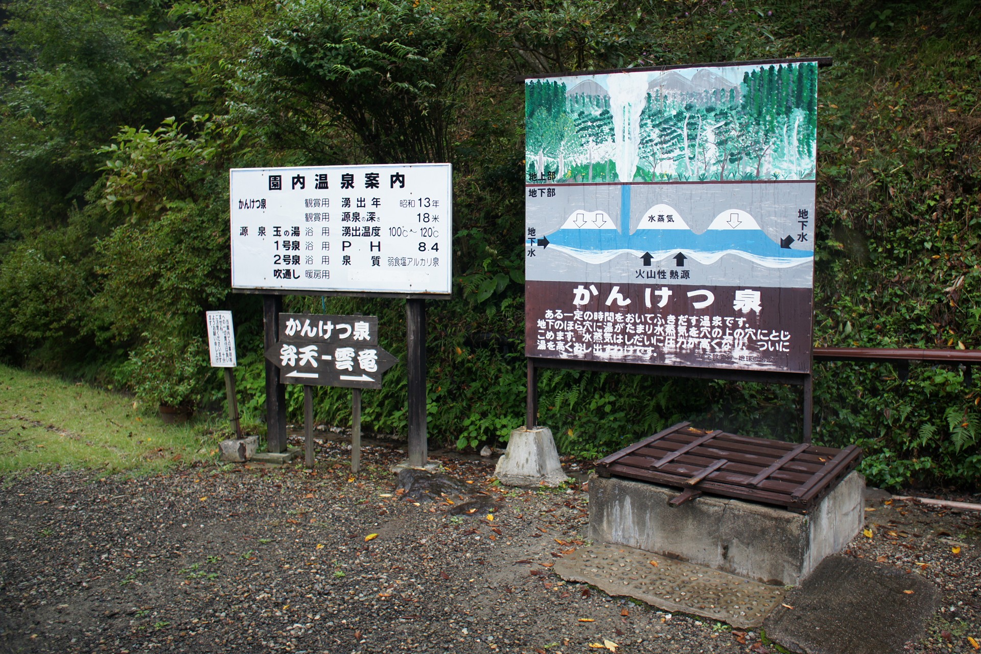 鬼首温泉　間欠泉露天風呂