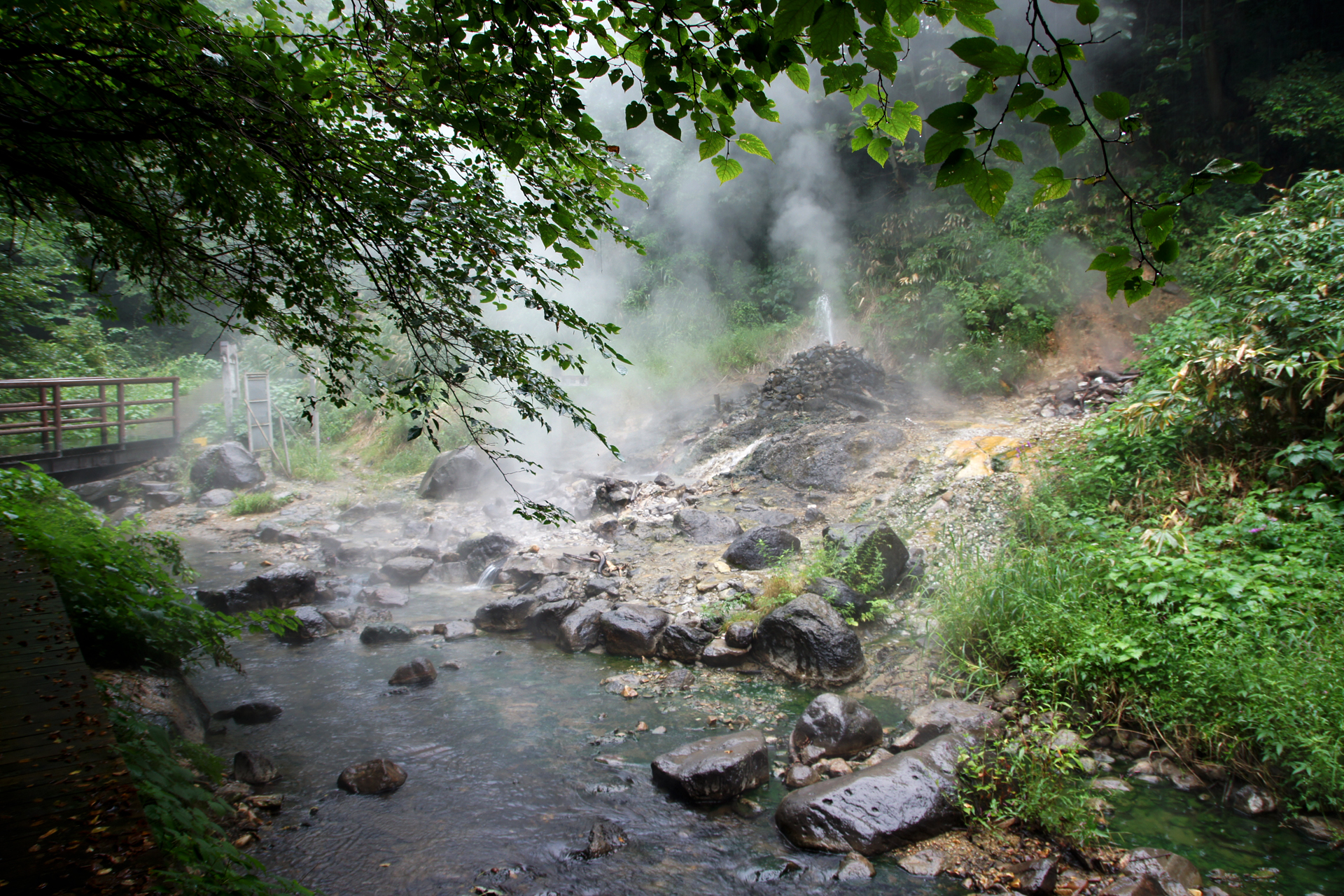 地獄谷遊歩道の野湯